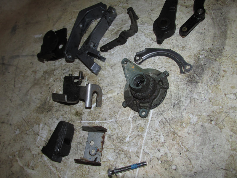Yamaha 30hp 2 Stroke Outboard Throttle and misc bracket set