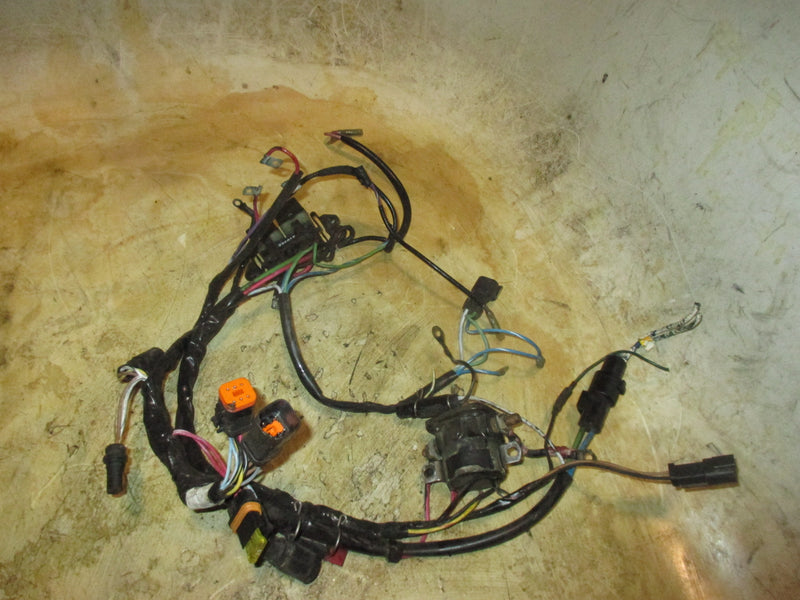 Johnson 60hp 2 stroke outboard Engine Wiring Harness w/ Trim Harness