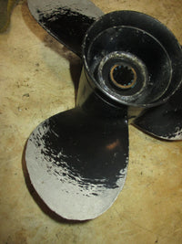 Load image into Gallery viewer, 2007 Suzuki DF50 50hp 4 stroke outboard Aluminum Propellor 11.4x12
