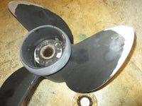 Load image into Gallery viewer, Johnson 90hp 2 stroke outboard aluminum propellor (14x19-176215)
