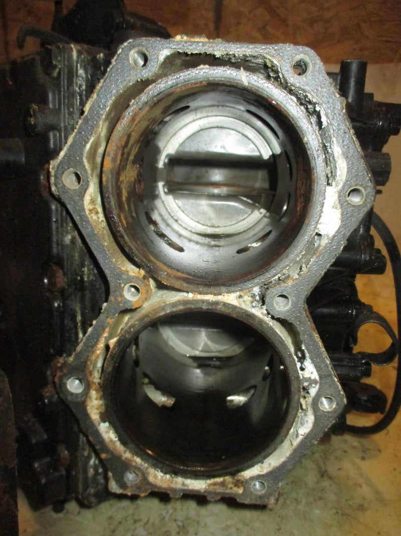 Johnson 90hp 2 stroke outboard crankcase block