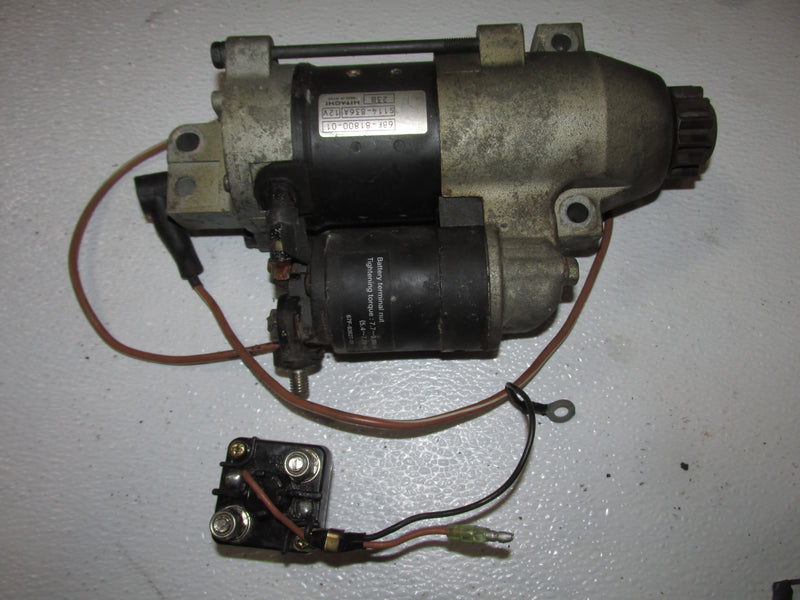 Yamaha 150hp HPDI 2 Stroke Outboard Starter and Relay (68F-81800-01)