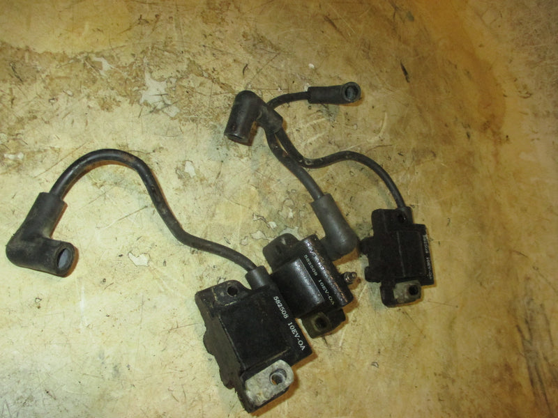 Johnson 90hp 2 stroke outboard ignition coil set of 3 (582508)