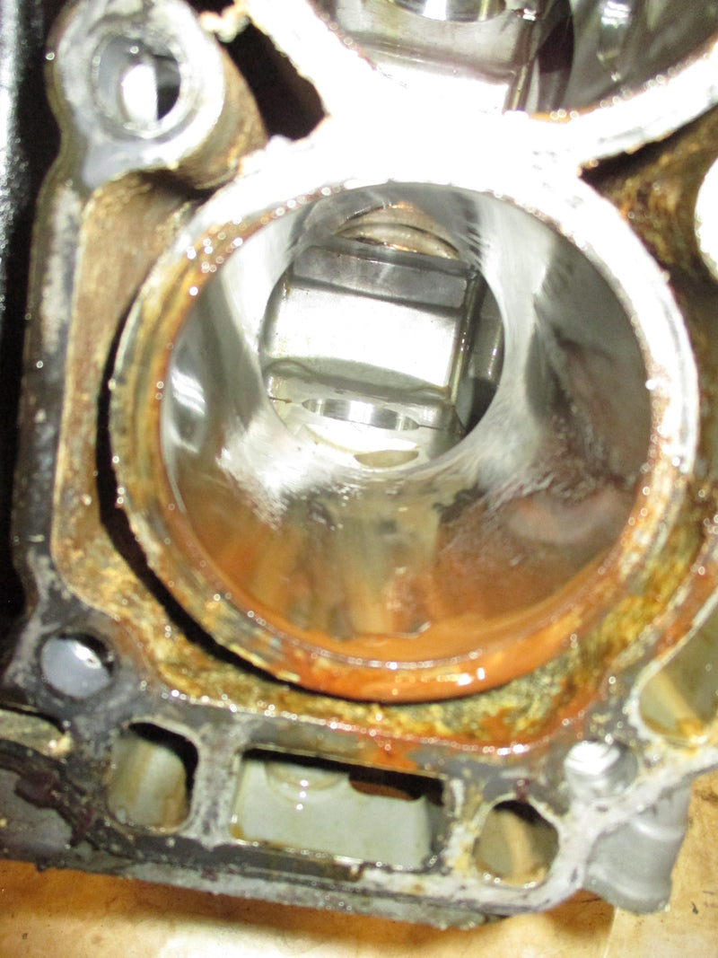 Honda BF40A 40hp outboard crankcase block