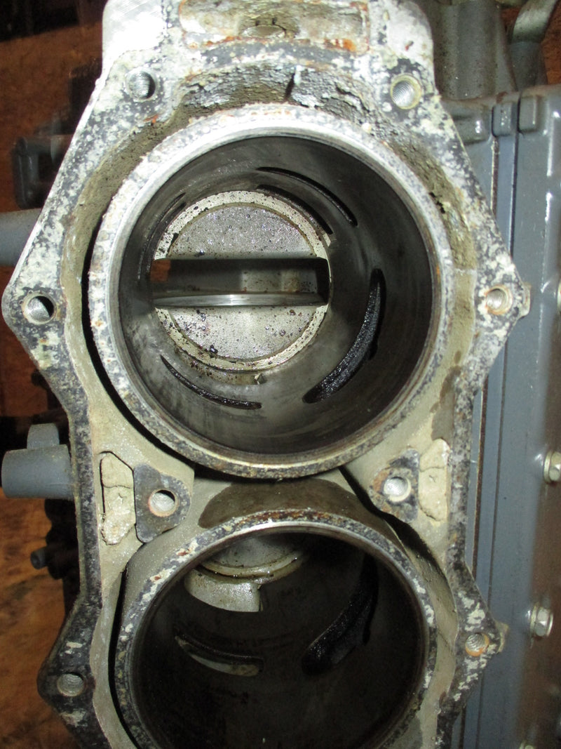Yamaha 150hp 2 stroke outboard crankcase block