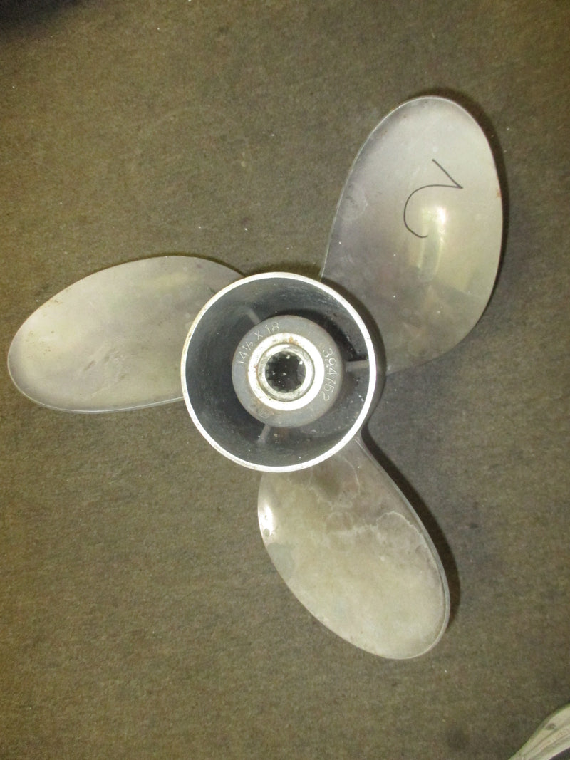 Johnson Evinrude 150hp 175hp 200hp outboard stainless propeller 14.5x18