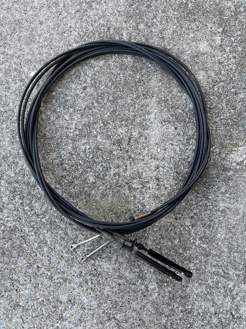 Johnson Evinrude outboard 20' throttle / shift cable set
