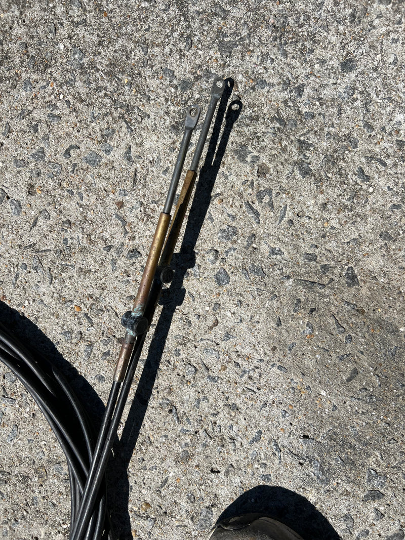 Johnson Evinrude outboard 20' throttle / shift cable set #2