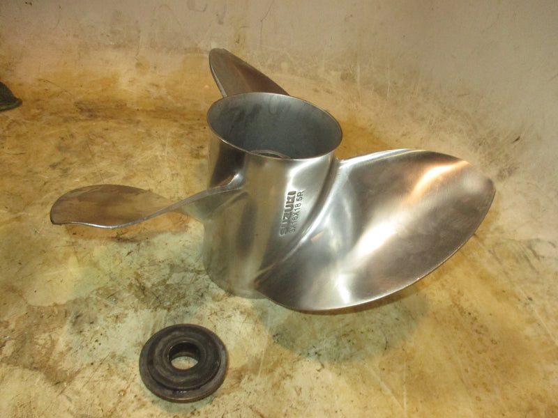 Suzuki DF150-250hp 4 stroke outboard stainless steel propellor (3x16x18.5R)