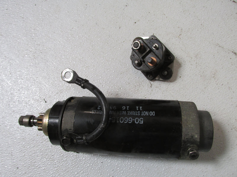 Mercury Mariner 115hp 2 Stroke Outboard Starter and Relay (50-66015)