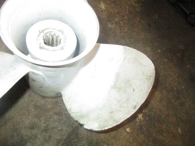 Nissan 50hp 2 stroke outboard aluminum prop 11.1-13