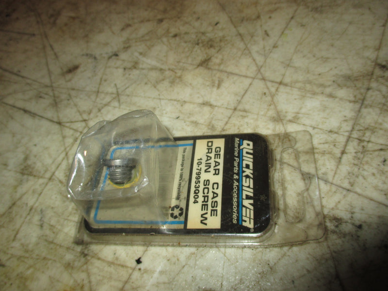 Mercury optimax 225hp 2 stroke outboard gear case drain screw (10-79953)