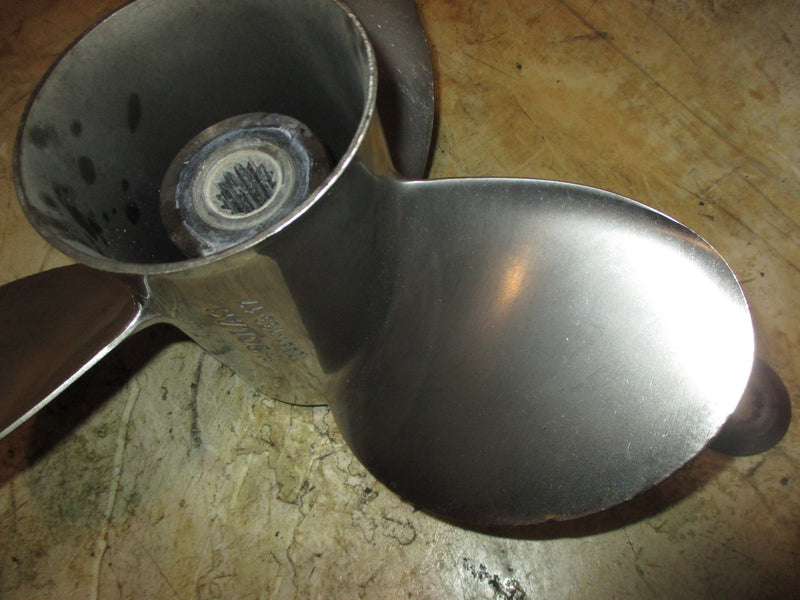 Johnson 90hp 2 stroke outboard solas stainless steel propellor (2441-133-17)