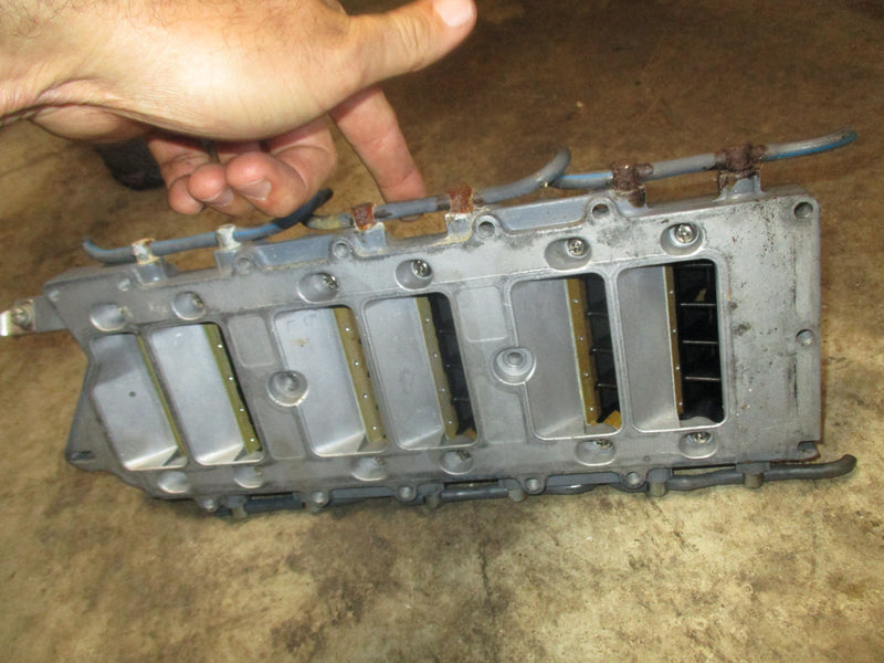 Yamaha OX66 200hp 2 stroke outboard intake and reeds (65L-13624)