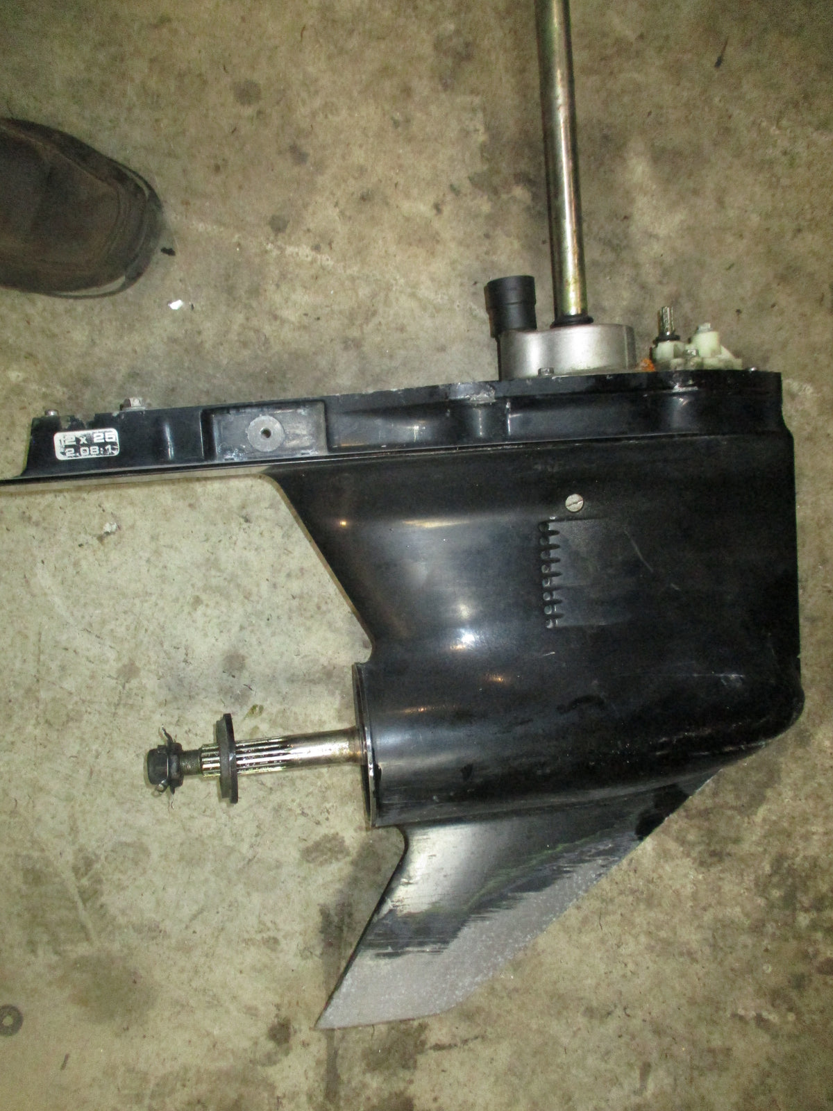 Mercury Verado 150hp 1.7L outboard 25 inch shaft lower unit