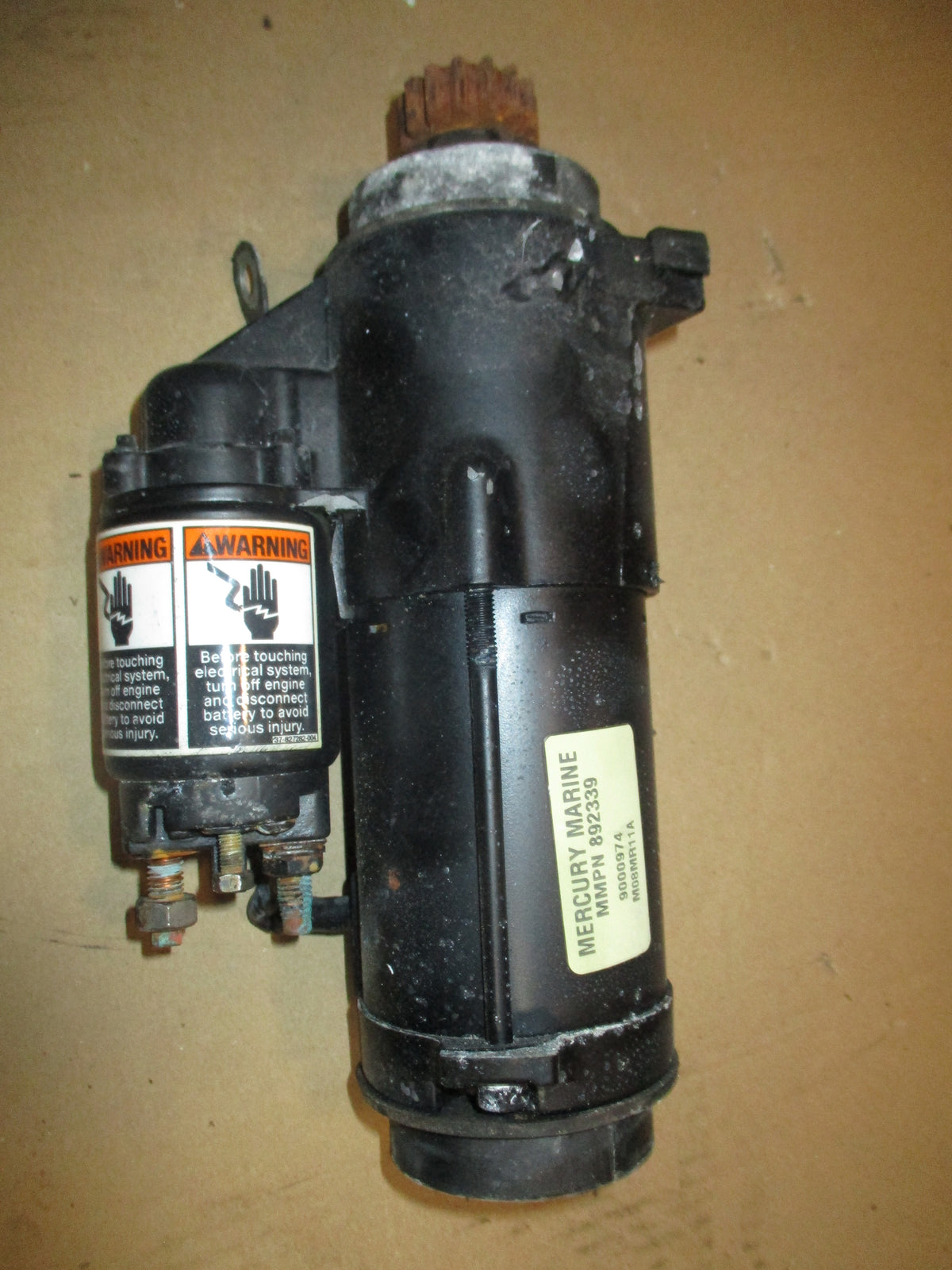 Mercury Verado 150hp 1.7L outboard starter (892339)