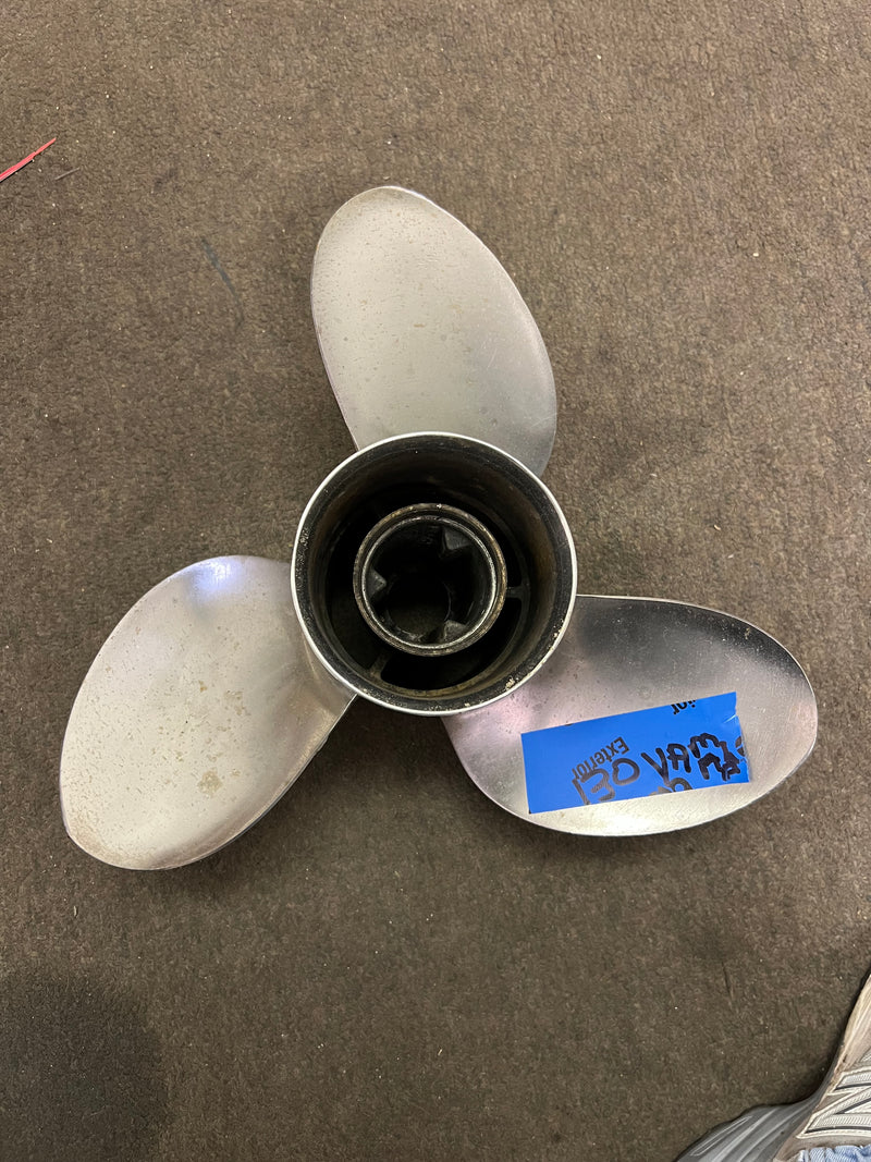 Yamaha 75hp - 130hp outboard stainless propeller 13 1/8 x 14 - K NO HUB