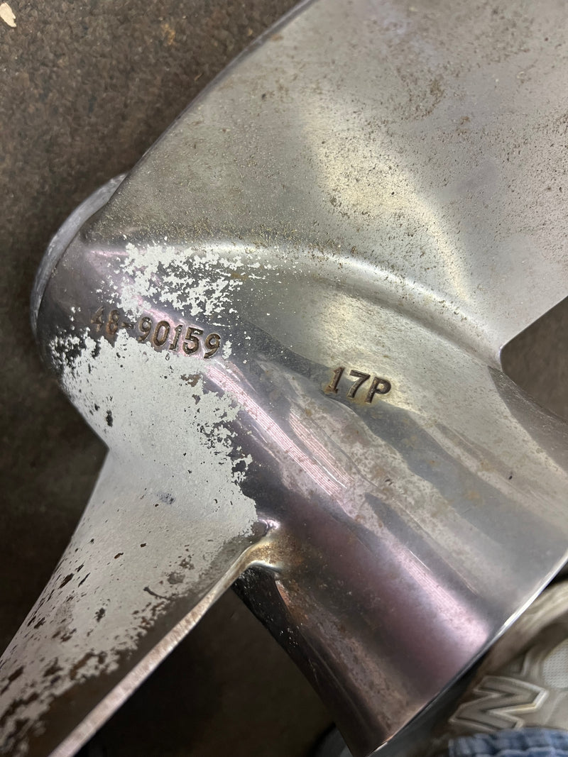 Mercury Mirage Plus Counter Rotation Stainless Propeller (48-90159) (17P)