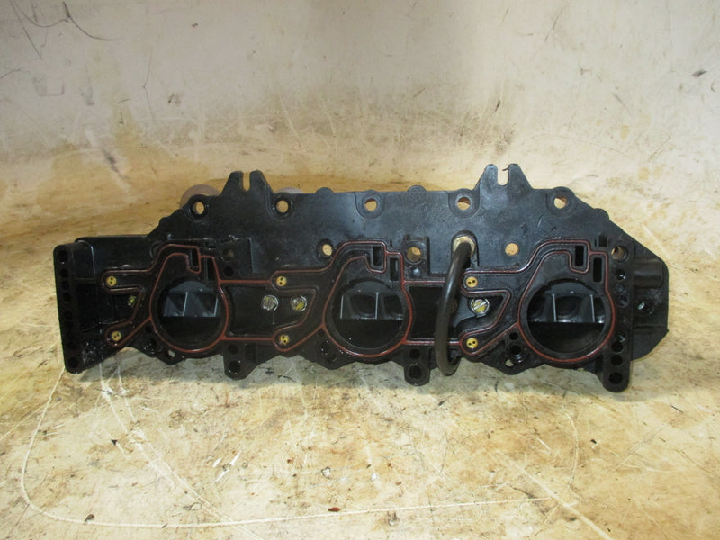 Johnson 150hp 2 stroke outboard intake manifold and reed starboard side