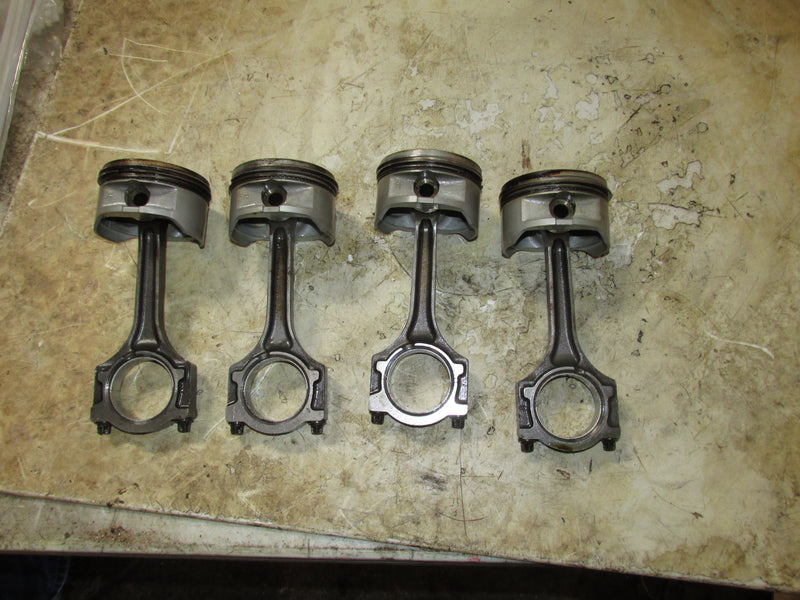 Mercury 90hp 4 Stroke Outboard Piston and Rod Set of 4 (60C-00)