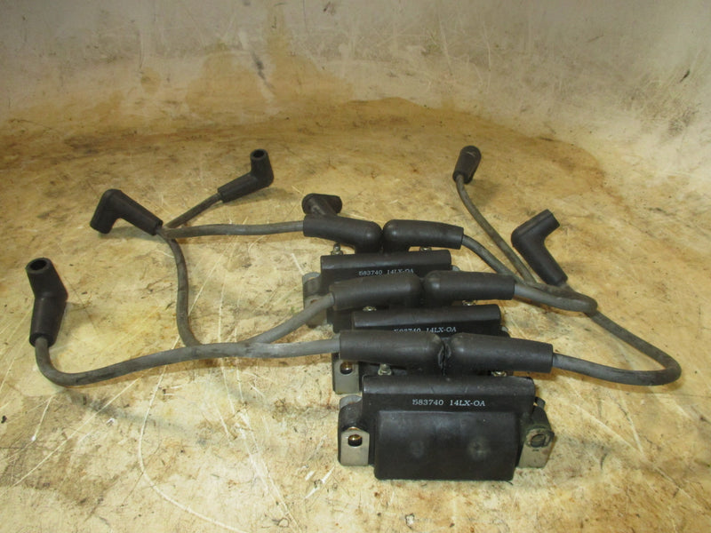 Johnson 150hp 2 stroke outboard dual ignition coil set (583740)