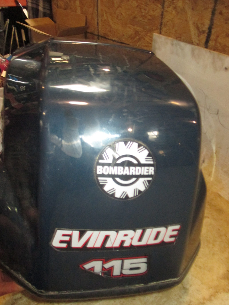Evinrude 115hp 2 stroke outboard top cowling