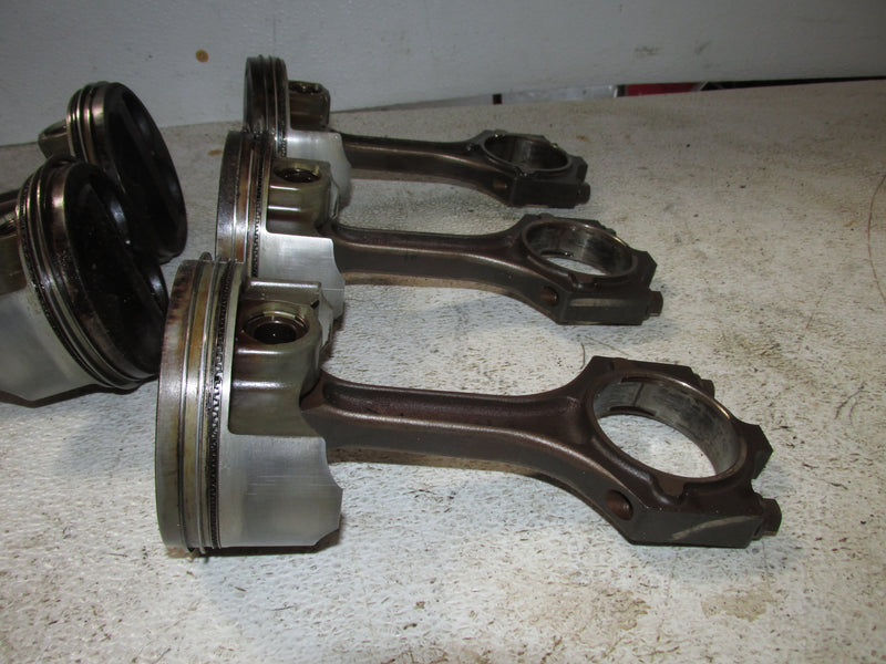 Yamaha 3.3L 200hp 4 Stroke Outboard Piston and Rod Set of 5 (69J-00)