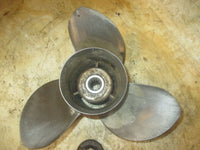 Load image into Gallery viewer, Johnson 120/140hp 2 Stroke outboard Stainless Steel Propeller Michigan 13.75x15
