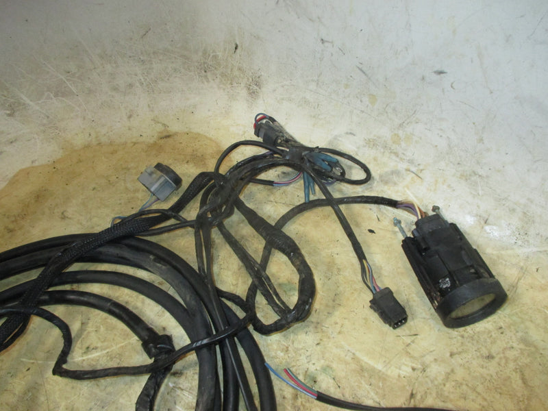 Evinrude 115hp 2 stroke outboard 15FT BRP rigging harness/monitor gauge