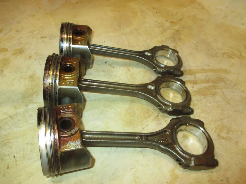 Honda BF90D 90hp 4 stroke outboard piston and rod set of 3