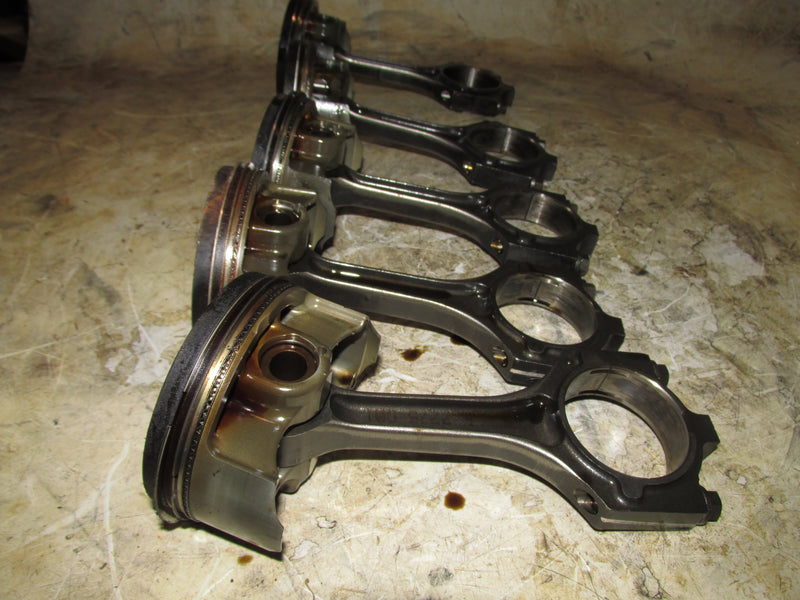 Yamaha 225hp 4 Stroke Outboard Piston and Rod Set of 5 (69J-02)