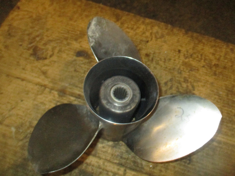 Mercury 150hp outboard Stilleto stainless propeller (14x17) (20317) (01417)