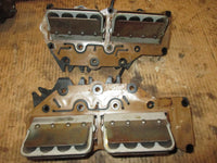 Load image into Gallery viewer, Johnson 90/115hp 60 degree 2 stroke outboard intake manifold with reeds (344629)
