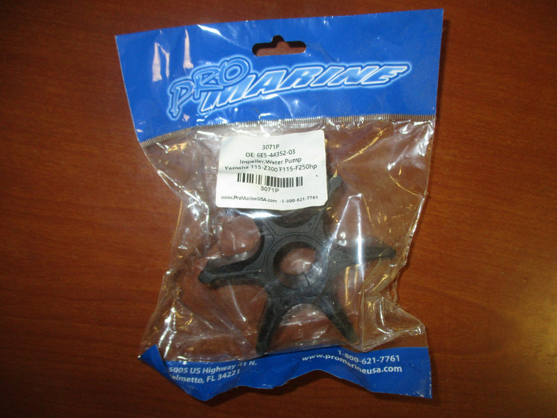 Pro Marine Yamaha Water Pump Impeller 6E5-44352-03