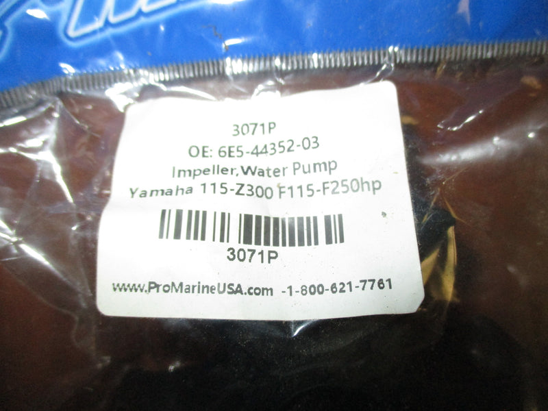 Pro Marine Yamaha Water Pump Impeller 6E5-44352-03