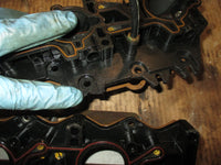 Load image into Gallery viewer, Johnson 90/115hp 60 degree 2 stroke outboard intake manifold with reeds (344629)
