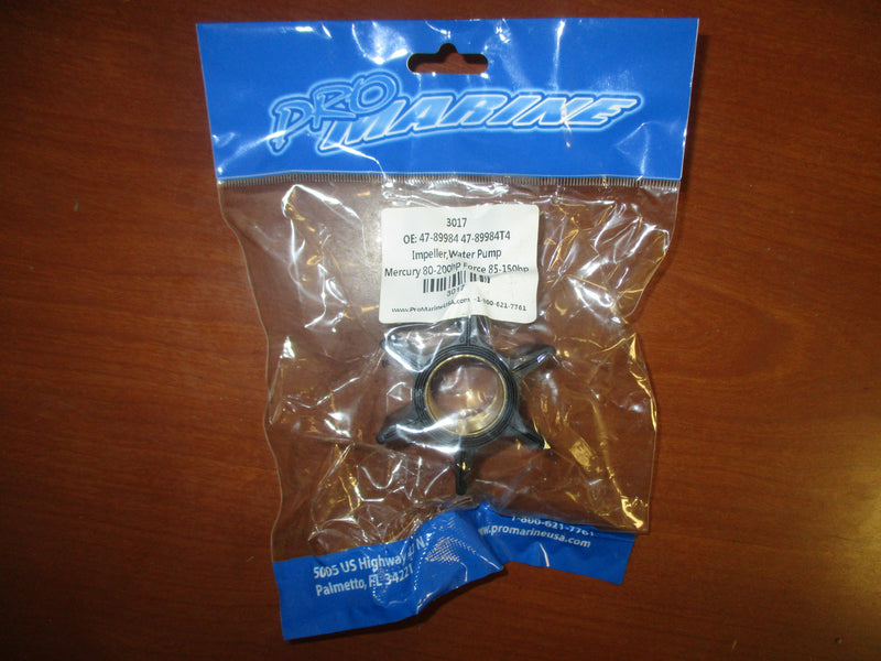 Pro Marine Water Pump Impeller fits Mercury 80-200hp Force 85-150hp 47-89984 NEW