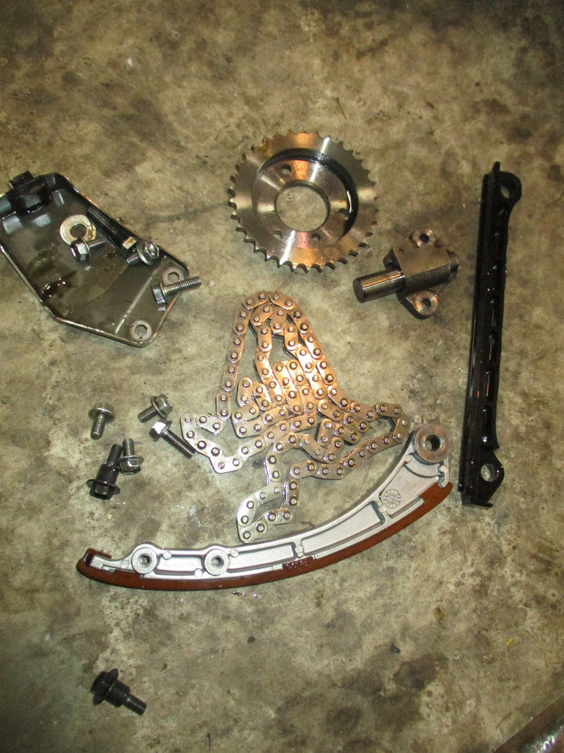 Suzuki DF50 outboard Timing chain tensioner and guides