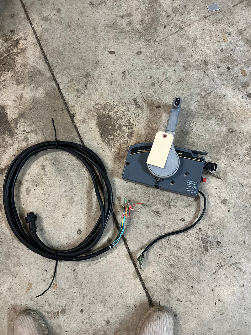 Yamaha outboard 703 side mount control box with 17' 10 pin harness