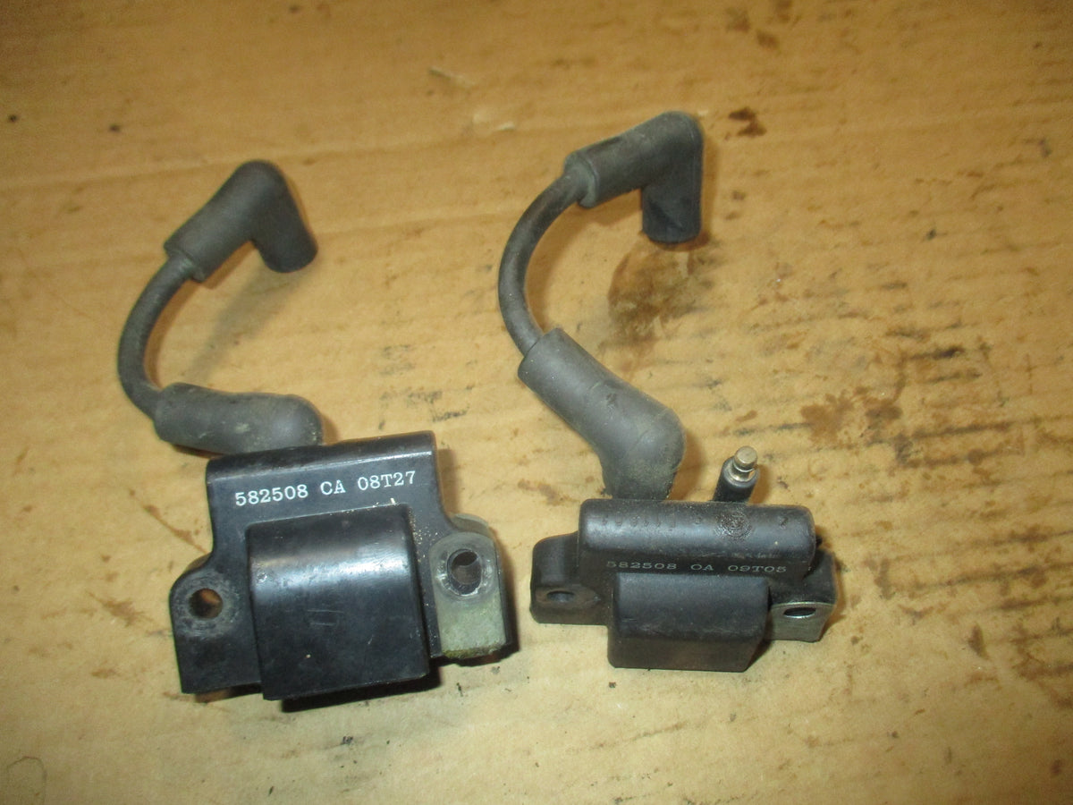 Evinrude 30hp 2 stroke outboard ignition coil set (582508)