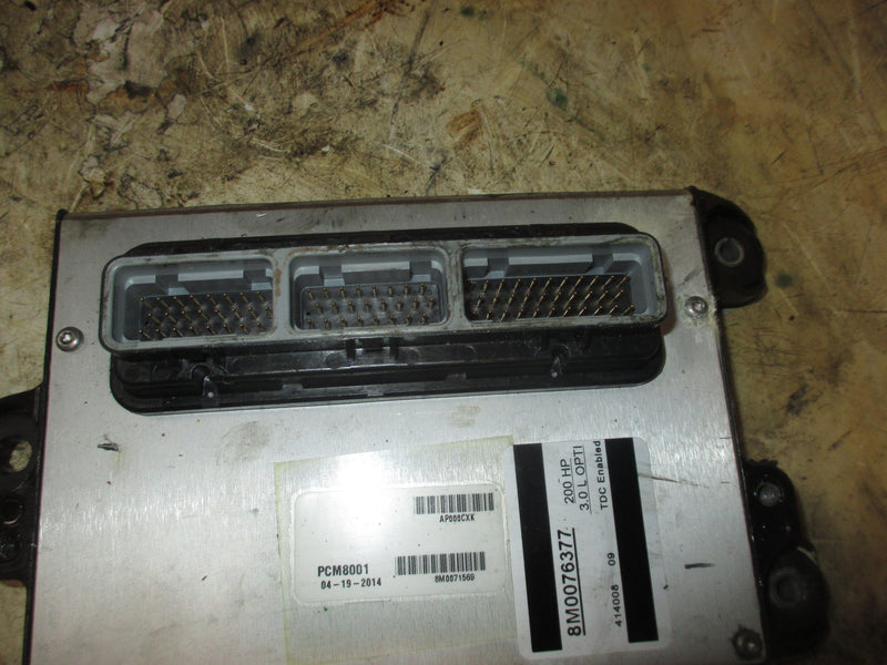 Mercury Optimax 3.0L 200hp 2 stroke outboard PCM/CDI (8M0076377)