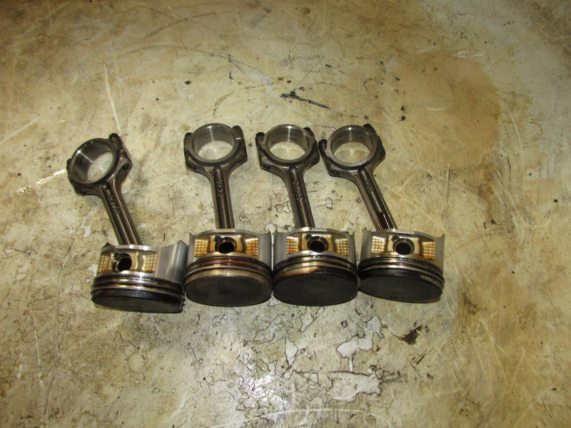 Yamaha 60hp 4 Stroke Outboard Piston and Rod Set of 4 (69W-00)