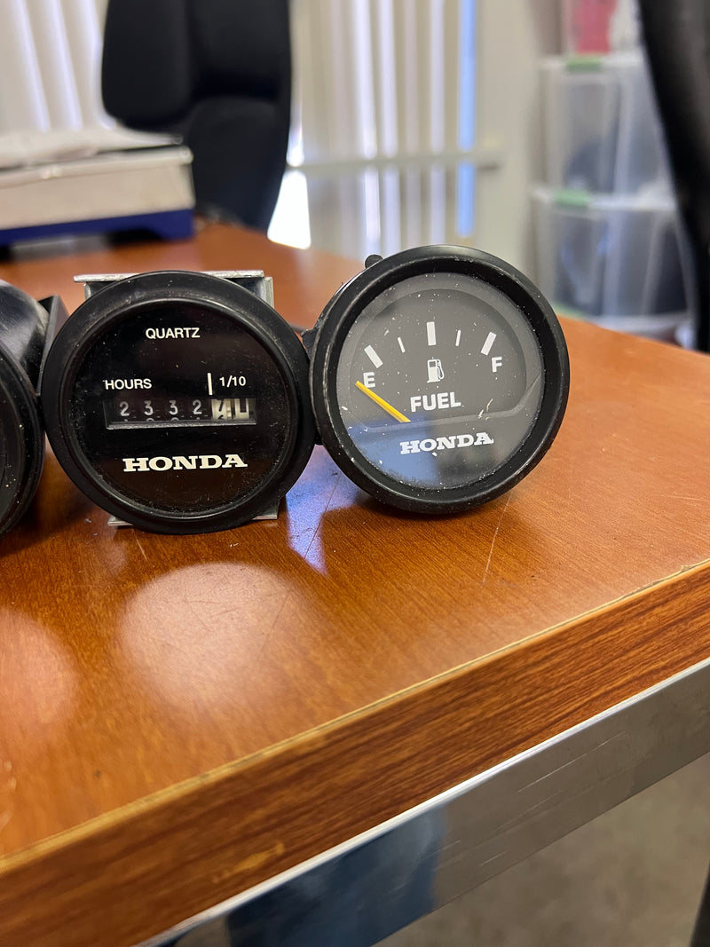 Honda BF75A 75hp 4 Stroke Outboard Tachometer/Trim/Hour Meter/Fuel Gauge Set