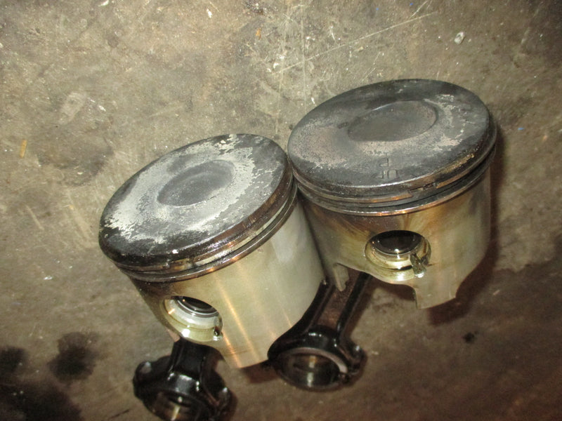 Mercury Optimax 3.0L 200hp 2 stroke outboard Port Piston and Rod Set of 2