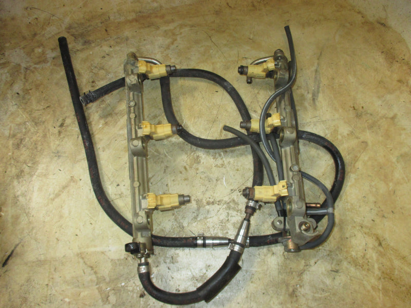 Yamaha/mercury 225hp 4 Stroke outboard fuel rail/injector set (69J-13761-00)