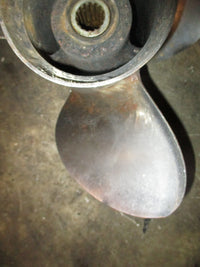 Load image into Gallery viewer, Evinrude 150hp 2 stroke outboard stainless steel propeller (389924) 14 1/2 x 19
