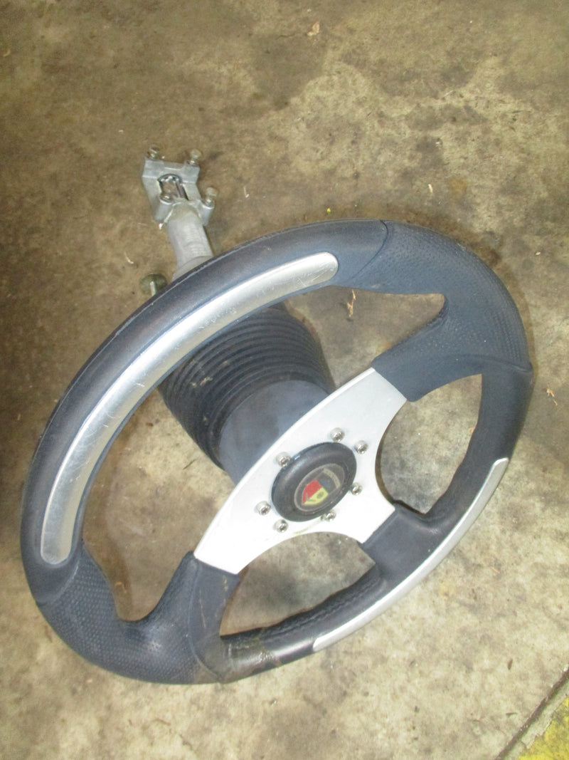 Outboard steering wheel w/ rack