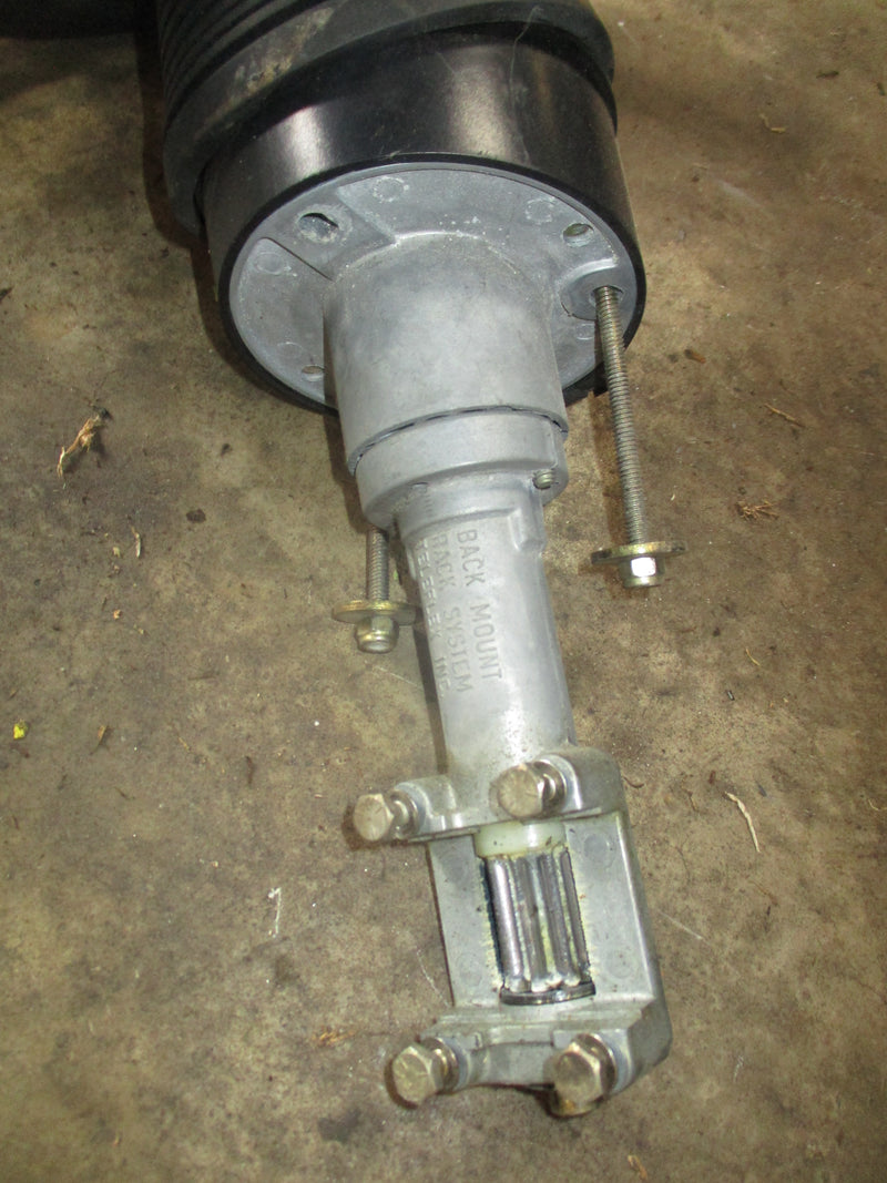 Outboard steering wheel w/ rack