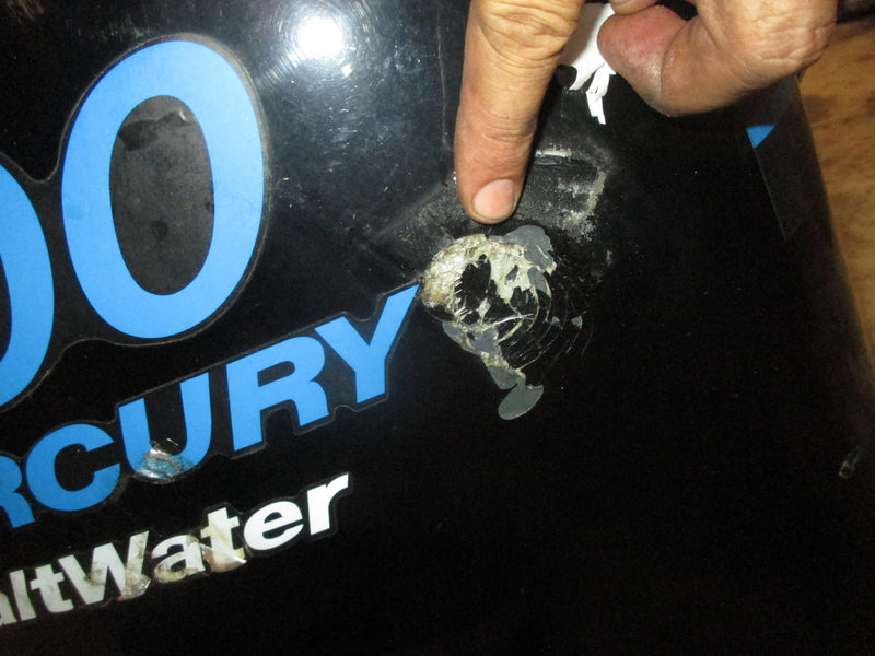 Mercury 200hp optimax 2 stroke outboard top cowling