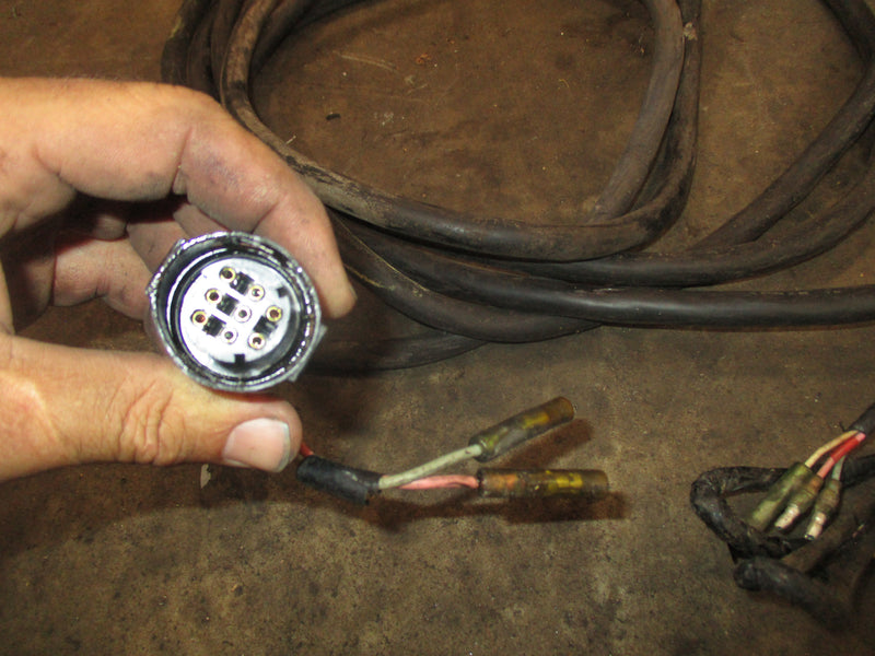Suzuki outboard black round plug harness 20ft